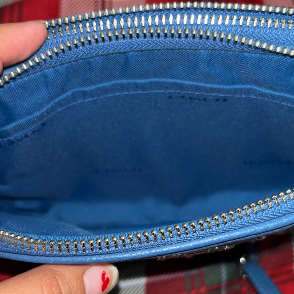 Coach Studded Blue Crossbody Bag - Picture 13 of 15